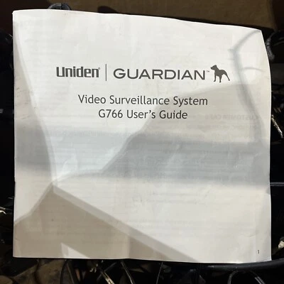 UNIDEN GUARDIAN G766 TOUCHSCREEN LCD MONITOR W/ DOCK DISPLAY /4 CAMERA - Image 1 of 4