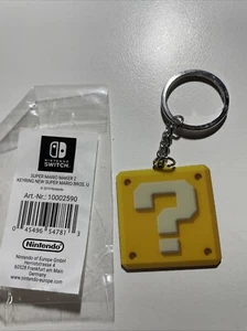 Super Mario Maker 2 Keyring New Super Mario Bros U Portachiavi Nintendo Nuovo - Imagen 1 de 2