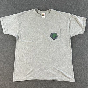 VTG Y2K Winrock International Shirt Mens XL Gray Pocket Tee Best Arkansas #4507 - Picture 1 of 8