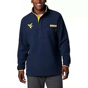 NWT Columbia Men s Harborside Fleece Pullover WEST VIRGINIA PFG MENS XL - Picture 1 of 7
