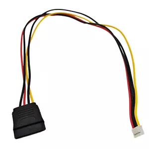 10x 4 Pin PH 2.0mm Female to 15 Pin SATA Female HDD Power Supply Cable for Mini - Picture 1 of 7