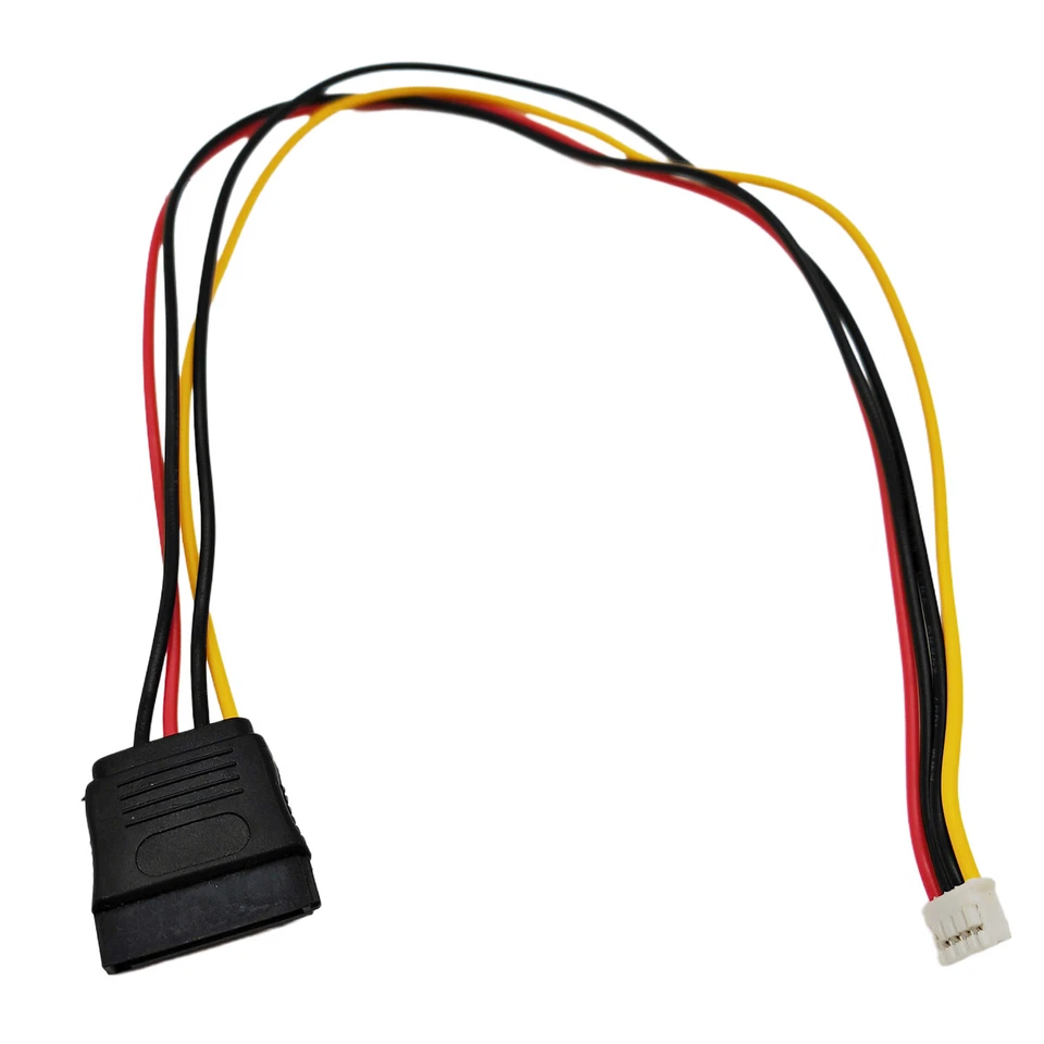 4 Pin PH 2.0mm Female to 15 Pin SATA Female HDD Power Supply Cable for Mini ITX - Image 1 of 4