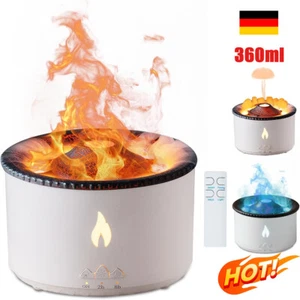 Vulkan Luftbefeuchter Flammen Aroma Diffusor Ultraschall Ätherisches Öl Diffusor - Bild 1 von 13