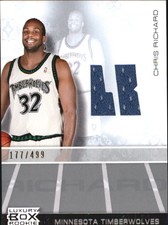 2007-08 Topps Luxury Box Rookie Relics Basketball Card #CR Chris Richard/499