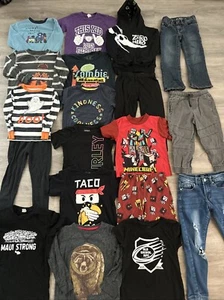 Boys Clothing Lot, Size 4, 19 Items, Minecraft, Buzz Cuts, Place, Denim & Rivets - Picture 1 of 24