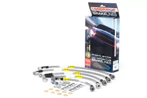 Goodridge 12242 para 04-07 Cadillac CTS-V (con frenos Brembo) freno de acero inoxidable - Imagen 1 de 10