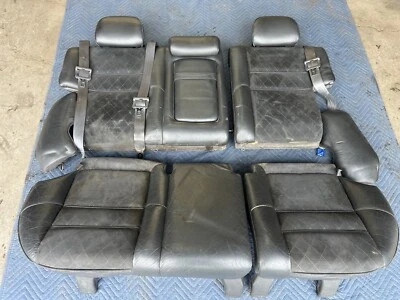 Conjunto de asiento trasero Volvo V70R V70 1998-2000 vagón de cuero carbón OEM #4076E Foto 1 de 4
