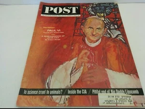 SATURDAY EVENING POST MAGAZINE, JULY 27-AUGUST 3 1963, THE VATICAN PAUL VI - Picture 1 of 7
