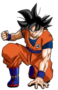 Goku Super Saiyan Anime 5 x 3 1/4 Full Color Sticker - Picture 1 of 3