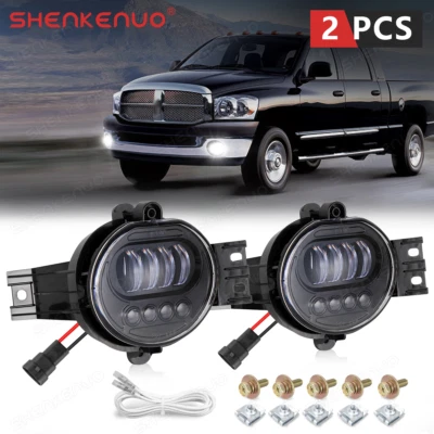Luces antiniebla LED para Dodge Ram 1500 2500 3500 2002 2003 2004 2005 2006 2007 2008 Foto 1 de 4
