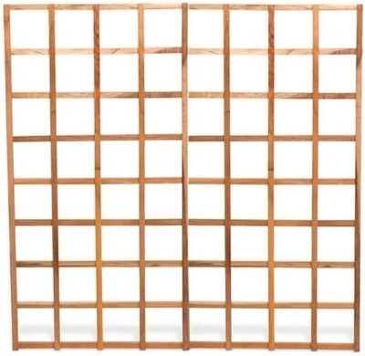 Enrejado de teca, 48" x 72", totalmente montado, listo para usar - Pantalla de privacidad - Foto 1 de 4