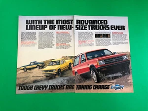 1983 CHEVY S-10 S 10 BLAZER TRUCK VINTAGE ORIGINAL PRINT AD ADVERTISEMENT 2 PAGE - Bild 1 von 1