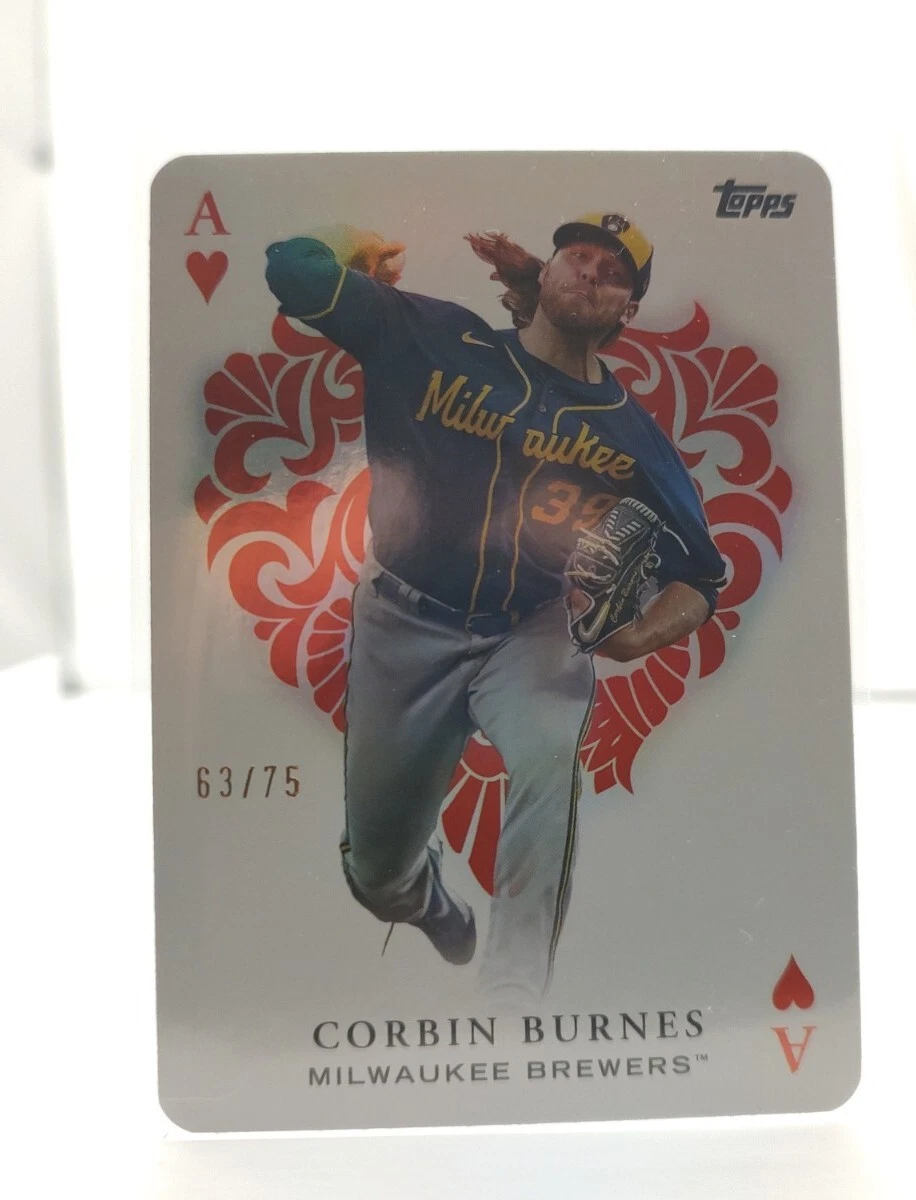 2023 TOPPS SERIES 1 CORBIN BURNES #AA-10 ALL ACES GOLD BACK PARALLEL LIMITED /75
