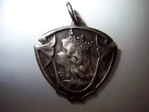 zauberhafter-Anhänger-Jugendstil-Prinzessin-Königin-900-Silber - Picture 1 of 12
