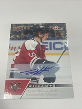 2022-23 UD CHL Luke Woodworth AUTOGRAPH #83 Drummondville Voltigeurs SP 🔥🔥🔥