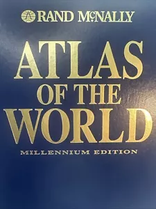 Atlas of the World Millennium Edition 90’s Vintage Collection ManCave History - Imagen 1 de 15