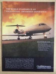 10/2004 PUB GULFSTREAM GENERAL DYNAMICS G550 BUSINESS AIRCRAFT ORIGINAL AD - Imagen 1 de 1