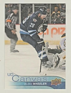 2016-17 Upper Deck CANVAS #C207 BLAKE WHEELER Winnepeg Jets - Picture 1 of 2