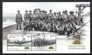 AUSTRALIA 2020 NORFOLK ISLAND PACIFIC PEACE MINIATURE SHEET FINE USED - Picture 1 of 1
