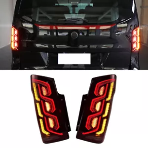 Pair LED Tail Light For Mercedes Benz Vito W447 2015-22 Dynamic Brake Lamps Red - Picture 1 of 17