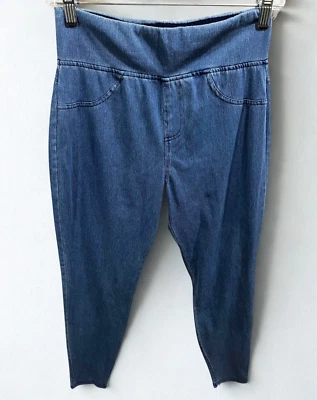 A New Day Pants Womens Small Skinny Ankle Blue High Rise Stretch Pull On Comfort - Image 1 of 4