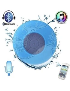 Portable Waterproof Bluetooth Speaker - Black, White, Pink, Yellow, Blue - Picture 1 of 5