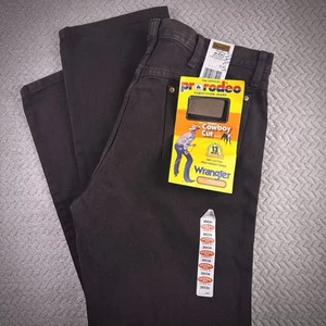 NWT Wrangler Men's Jeans 13MWZ Cowboy Cut Original Fit Brown 36x34 Deadstock VTG - Picture 1 of 14