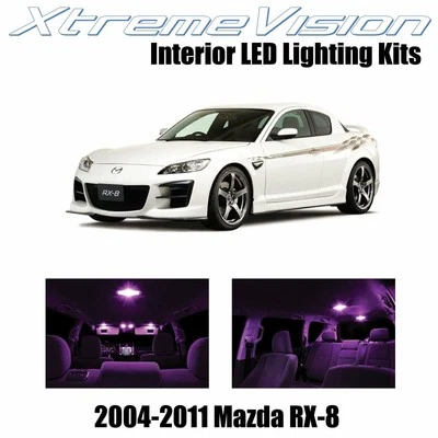 XtremeVision Interior LED for Mazda RX-8 RX8 2004-2014 (5 PCS) Pink - Image 1 of 4