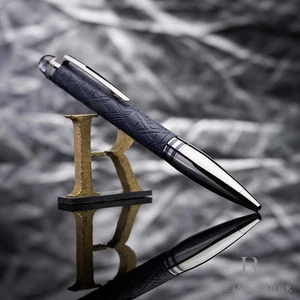Montblanc Starwalker Spaceblue Doue Ballpoint Pen Kugelschreiber ID 130217 - Picture 1 of 4