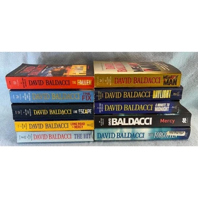 Lot of 10 David Baldacci Thriller Mass  Paperback Books 1 hardcover - Image 1 of 4
