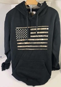 Buckwear Camo Stars and Stripes Hoodie Size L - Picture 1 of 4