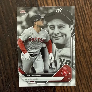 Alex Bregman 2025 Topps Now Lou Gehrig Day PR 4188 LGD-AB - Imagen 1 de 2