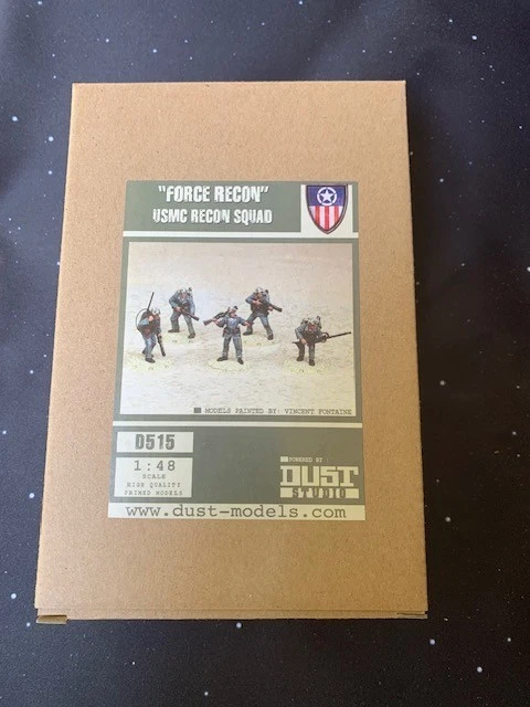 DUST TACTICS 1947 Warfare Allied USMC Force Recon Nuevo Babylon Kickstarter Fuera de Stock Foto 1 de 1