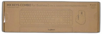 Logitech Mx Keys Combo For Business | Gen 2, Full Size Wireless Keyboard And - Image 1 of 4