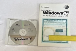 Windows 95 CD 0796 numer części 000-45234, certyfikat autentyczności, klucz produktu - Zdjęcie 1 z 2