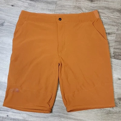 The North Face Men's Outdoor 10" Inseam Burnt Orange Performance Shorts Size 34 - Image 1 of 4