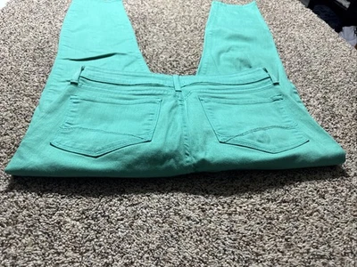 NYDJ NOT YOUR DAUGHTER'S JEANS SIZE 10 CLARISSA ANKLE SKINNY TEAL WOMENS - Image 1 of 4