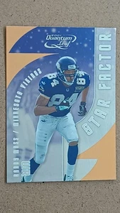 2001-QUANTUM LEAF-RANDY MOSS STAR FACTOR PROMO-VIKINGS - Picture 1 of 3