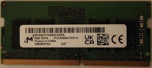 HP/MICRON L46598-005 8GB DDR4-3200MHz PC4-25600 1 RAM MEMORY MODULE GENUINE OEM - Picture 1 of 2