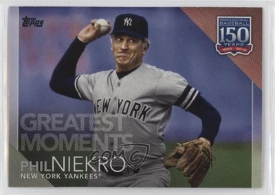 2019 Update 150 Years of Professional Baseball Greatest Moments Phil Niekro HOF - Image 1 of 2