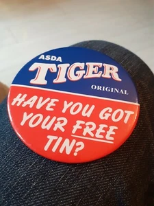 Asda Tiger Original Oldtimer Abzeichen  - Bild 1 von 2
