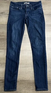Levi's 711 Skinny Stretch Dark Faded Denim Damenjeans Größe 27 - Bild 1 von 14