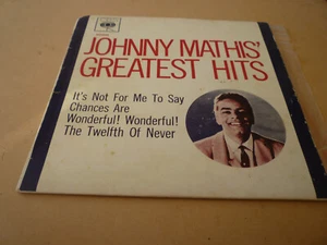 JOHNNY MATHIS---GREATEST HITS/LOVE IS BLUE E.P.'S - Picture 1 of 6