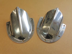 Vintage Pair Air Scoop Vents off of a 1960 Chris Craft Sea Skiff Boat - Picture 1 of 11