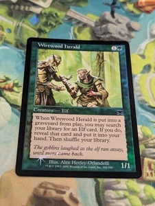 MTG Wirewood Herald Foil Onslaught LP - Picture 1 of 1