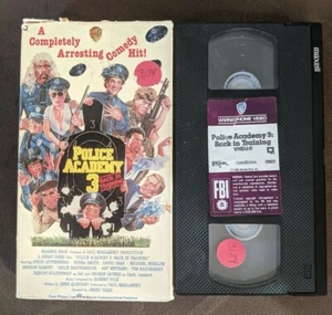 Police Academy 3: Back in Training VHS Steve Guttenberg Former Rental - Picture 1 of 5