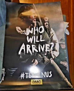 THE WALKING DEAD RICK & MICHONNE TERMINUS WER KOMMT AN? 24x36 TV Poster - Bild 1 von 1