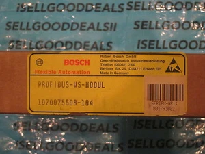 Bosch 1070075698-104 PROFIBUS-WS-MODULE DIN 19 245 T1+2 D64711 New - Picture 1 of 3
