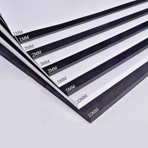 5x 3mm/5mm White Foamboard Backing Board Extra Rigid Acid Free -Same Day Post - Picture 1 of 8