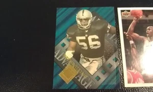 Pat Swilling Oakland Raiders 1996 Edge Rookies Advantage OVERSIZE RARE - Picture 1 of 1